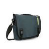 Coloured Zip Messenger Bag